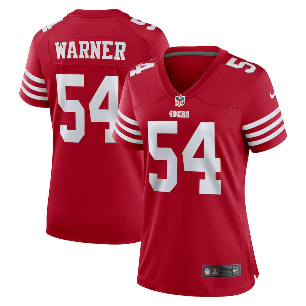 Women's San Francisco 49ers Fred Warner Game Jersey - Scarlet