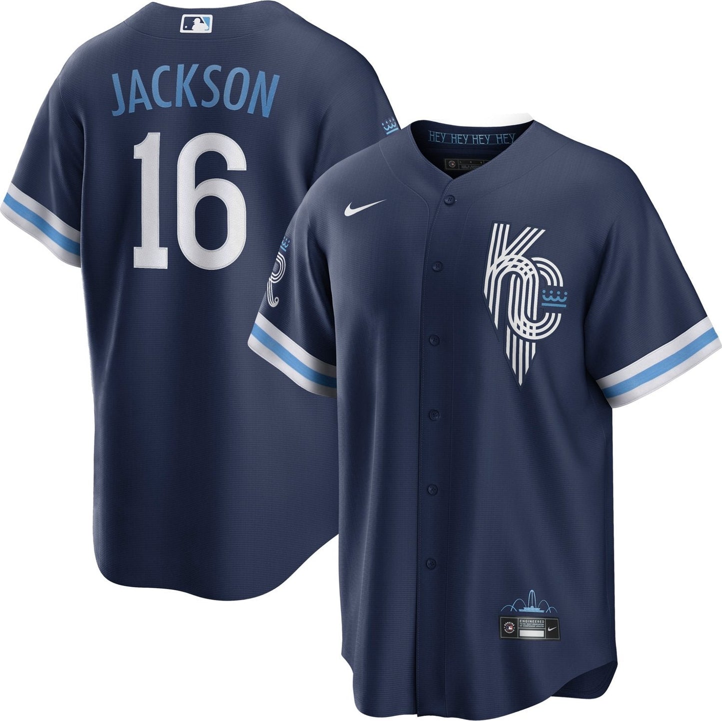 Nike Men's Kansas City Royals Jackson Kowar #37 City Connect Replica Jersey